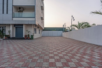 treebo premium pine tree courtyard