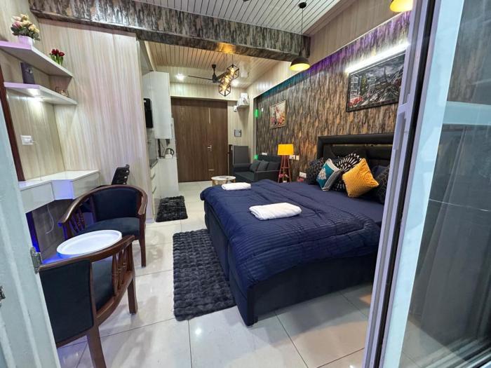 spacious 1bhk for 6 guests king and sofa beds zirakpur chandigarh mohali tricity