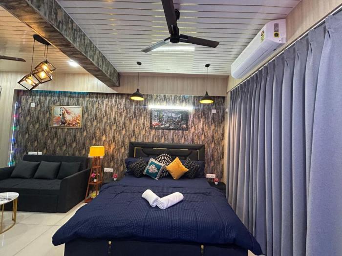 spacious 1bhk for 6 guests king and sofa beds zirakpur chandigarh mohali tricity