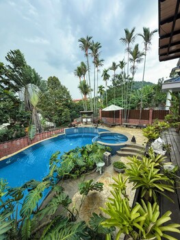 serene palm heritage tropical villa