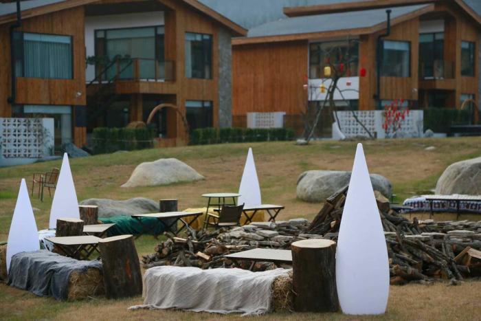 old river story art mountain retreat