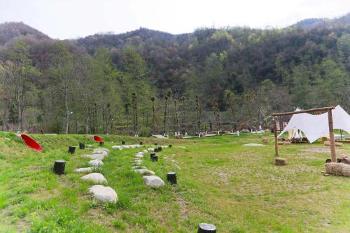 old river story art mountain retreat