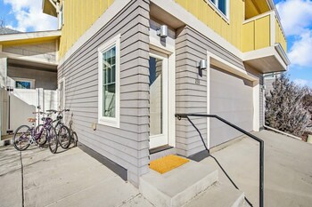 modern urban retreat near old town fire pit arcade bikes