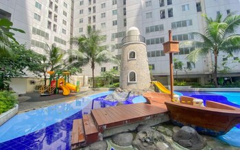 pleasant white 3br at bassura city apartment