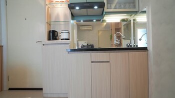 pleasant white 3br at bassura city apartment