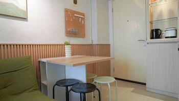 pleasant white 3br at bassura city apartment
