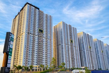 modern 2br for 3 pax at tokyo riverside pik 2 apartment