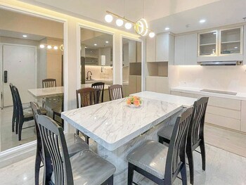 functional 3br at apartment podomoro city deli medan