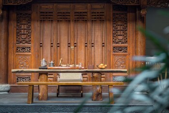 yiyun tingju viewing ancient courtyard