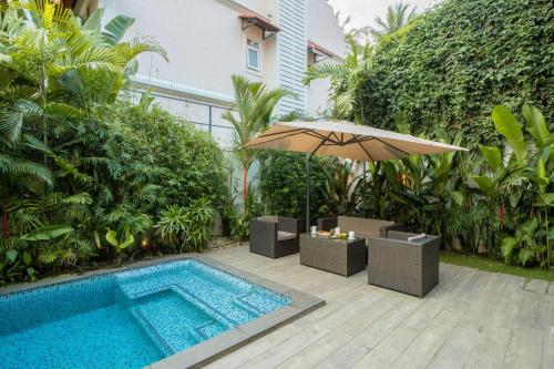 elivaas celest 4 bhk villa with pvt pool