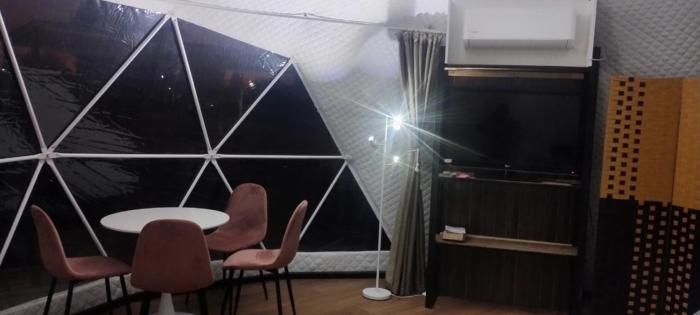 glamping domos lago rapel