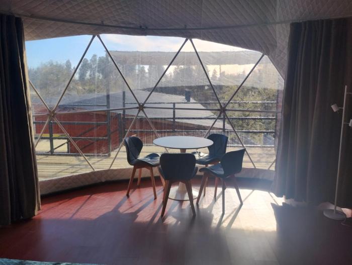 glamping domos lago rapel