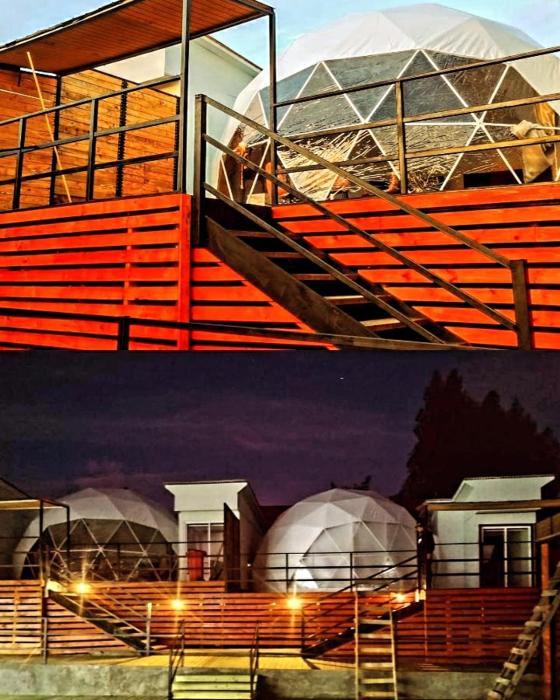 glamping domos lago rapel