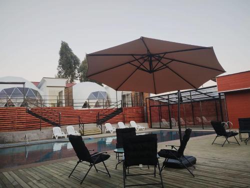 glamping domos lago rapel
