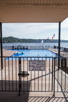 upscale lakefront condo at 2mm with pools slip and main channel views