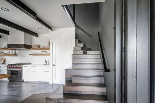 luxury 4 bedroom container home hot tub and firepit