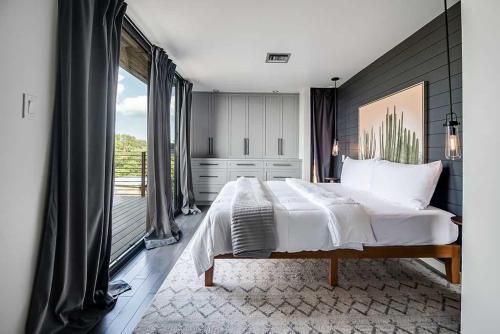 luxury 4 bedroom container home hot tub and firepit