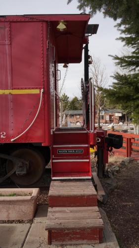 historic caboose on route 66