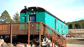railcar on historic route 66
