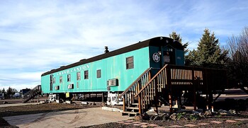 railcar on historic route 66