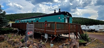 railcar on historic route 66