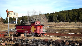 railcar on historic route 66
