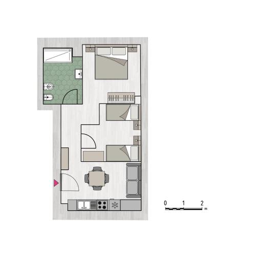 west side bologna apartment