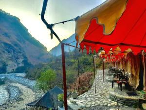 ronak happy stay river side camping