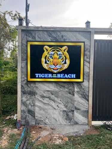 tiger on the beach