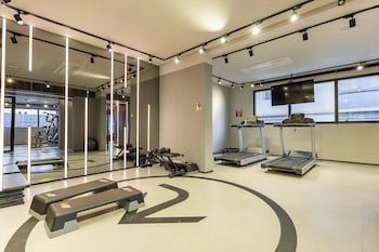 piscina gym and rooftop no jardins luxo
