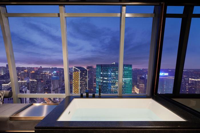 seya panoramic hotel chengdu tianfu square chunxi road