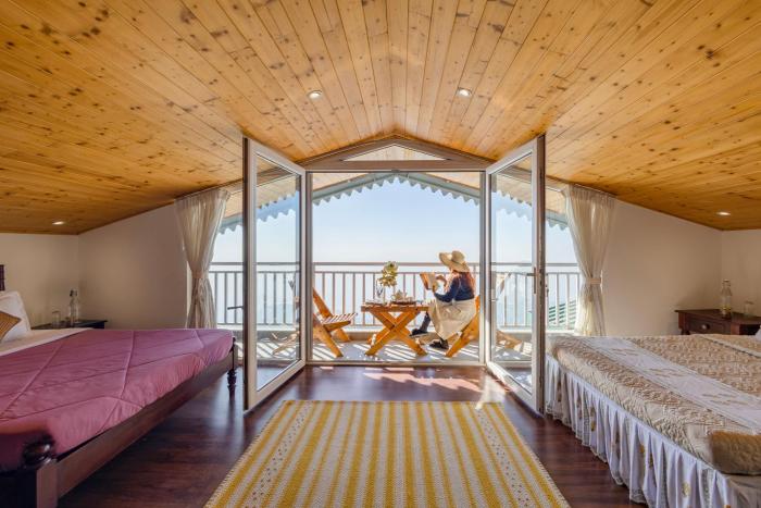 elivaas 3bhk plus attic cliffside villa