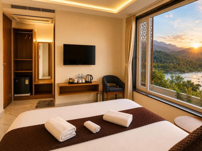 hotel the montara near ganga ghat