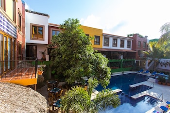 casa loteria sayulita family boutique hotel with restaurant rooftop yoga pool and free parking 3 min to beach