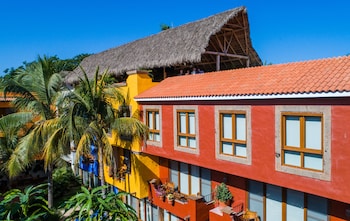 casa loteria sayulita family boutique hotel with restaurant rooftop yoga pool and free parking 3 min to beach