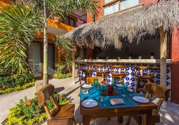 casa loteria sayulita family boutique hotel with restaurant rooftop yoga pool and free parking 3 min to beach