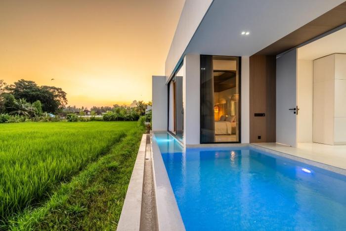 green flow villas complex ubud