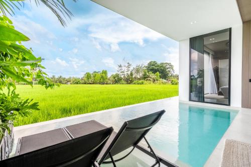 green flow villas complex ubud