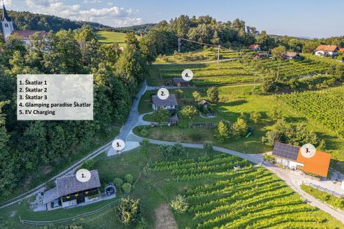 glamping paradise skatlar
