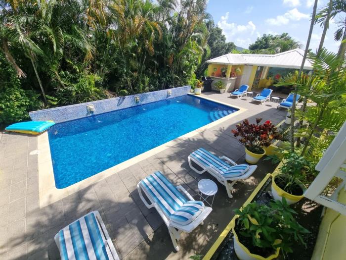 luxury 5 bed villa in tobago the big yellow house
