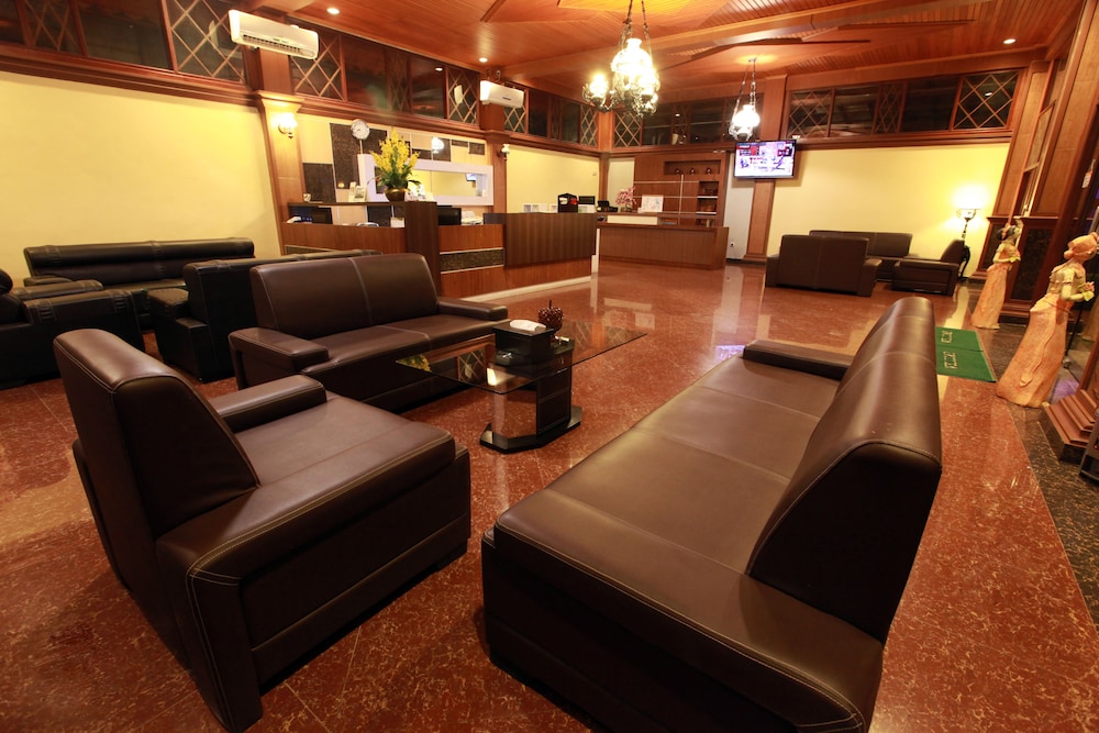 green tropical village hotel and resort