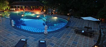 green tropical village hotel and resort