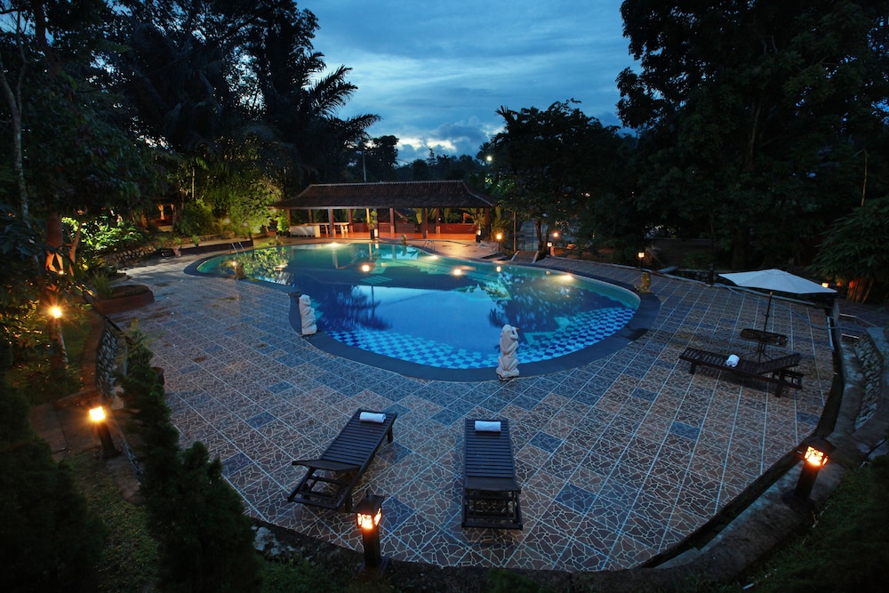 green tropical village hotel and resort