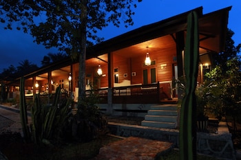 green tropical village hotel and resort