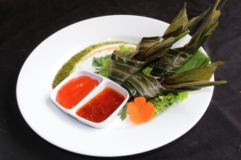 green tropical village hotel and resort