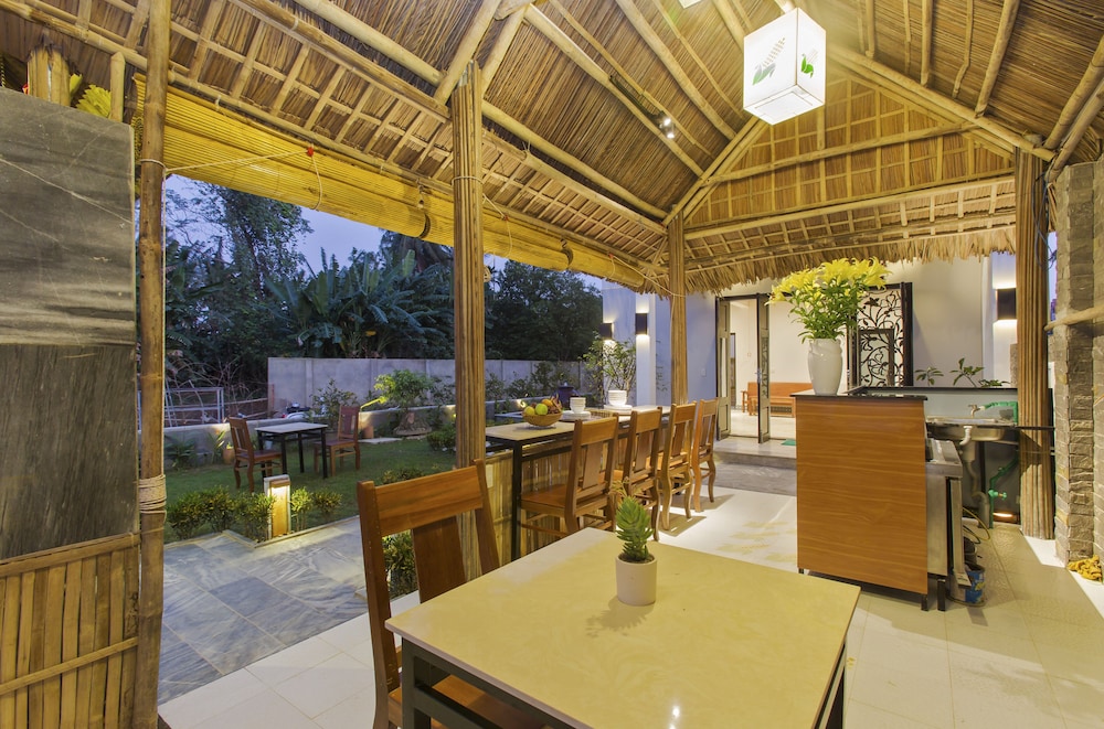 green grass land villa
