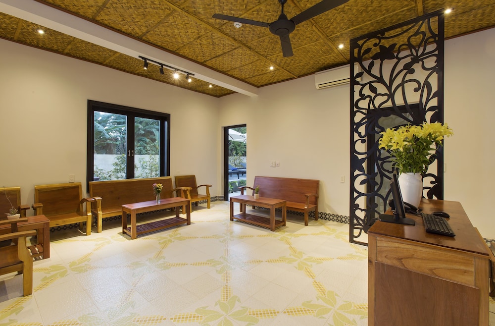 green grass land villa