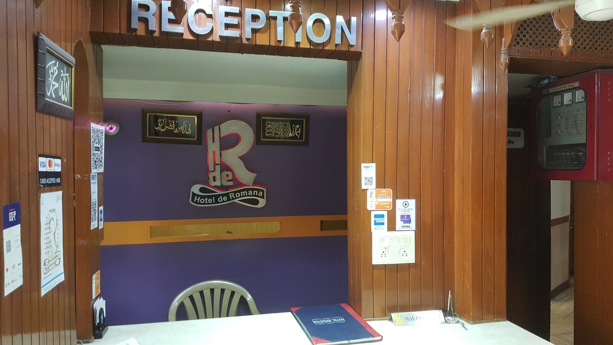 Hotel De Romana,Delhi>>Dariyaganj,2 star
