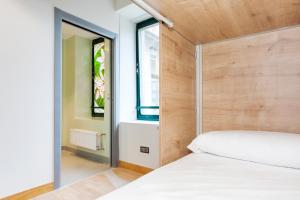 a room in the city hostel