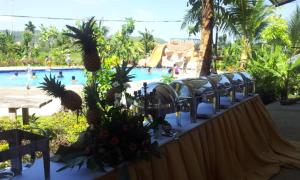 relaxing garden resort